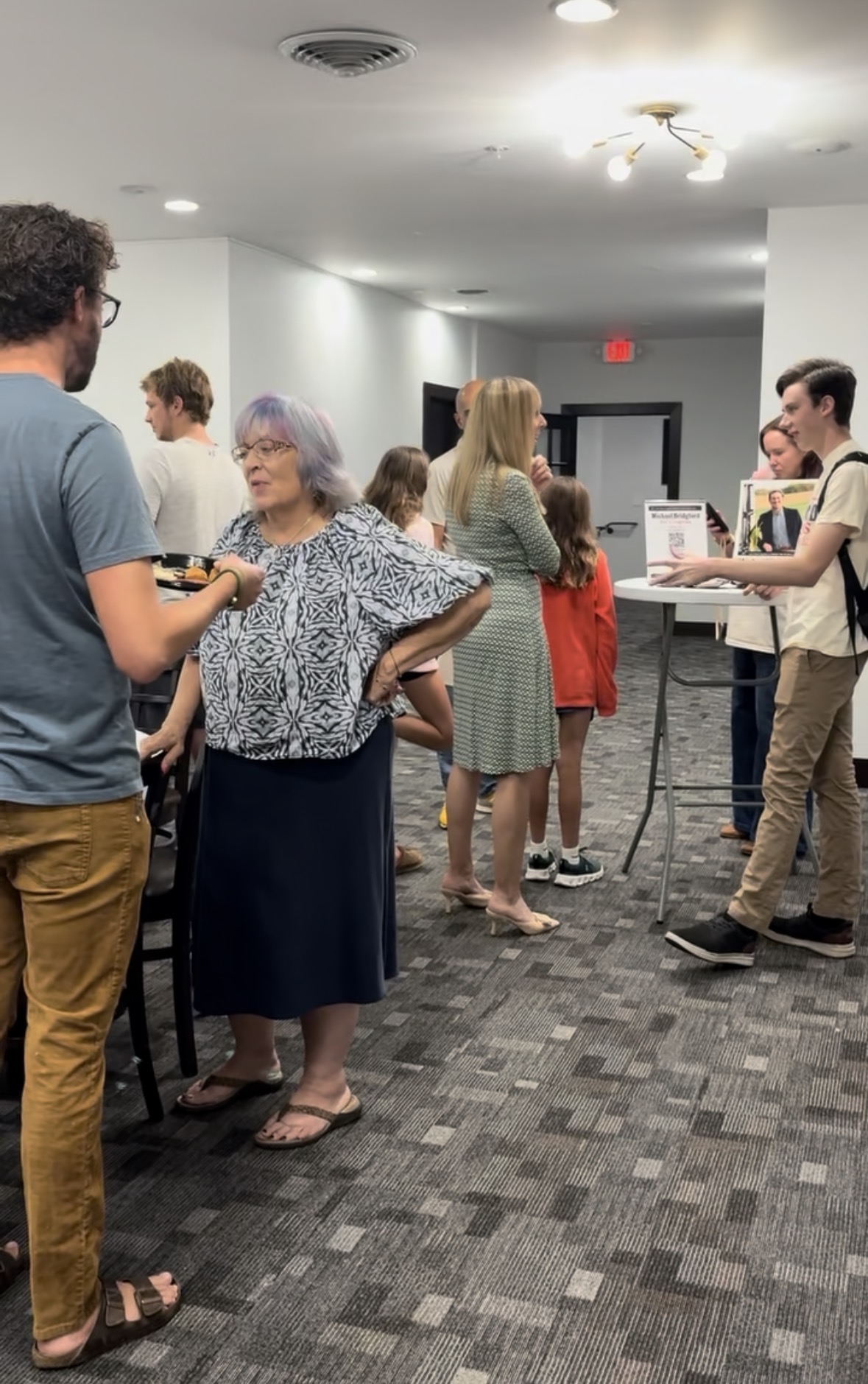 Michael Bridgford at a casual social gathering