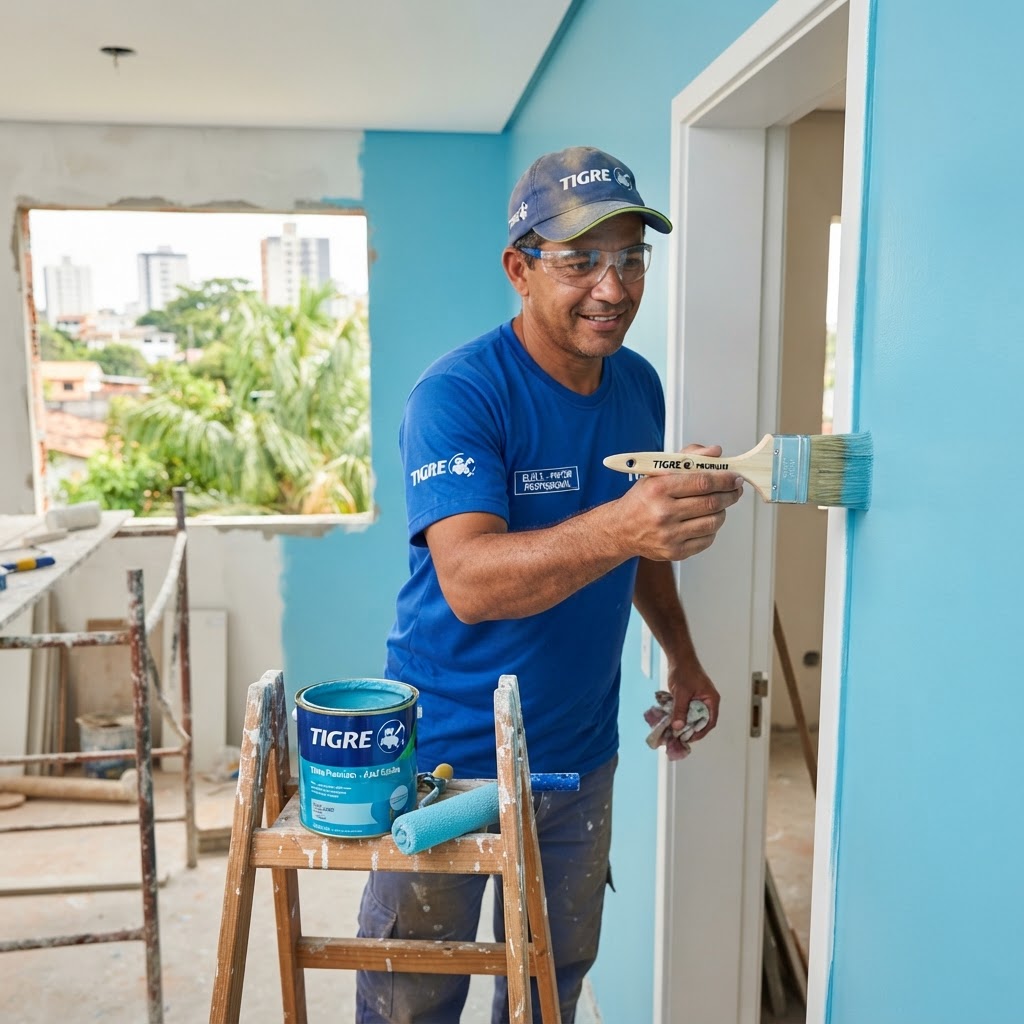 Ferramentas Tigre para pintura profissional