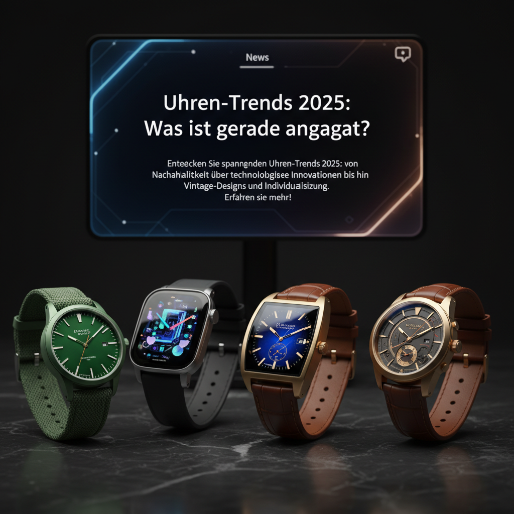 Uhren-Trends 2025: Was ist gerade angesagt?