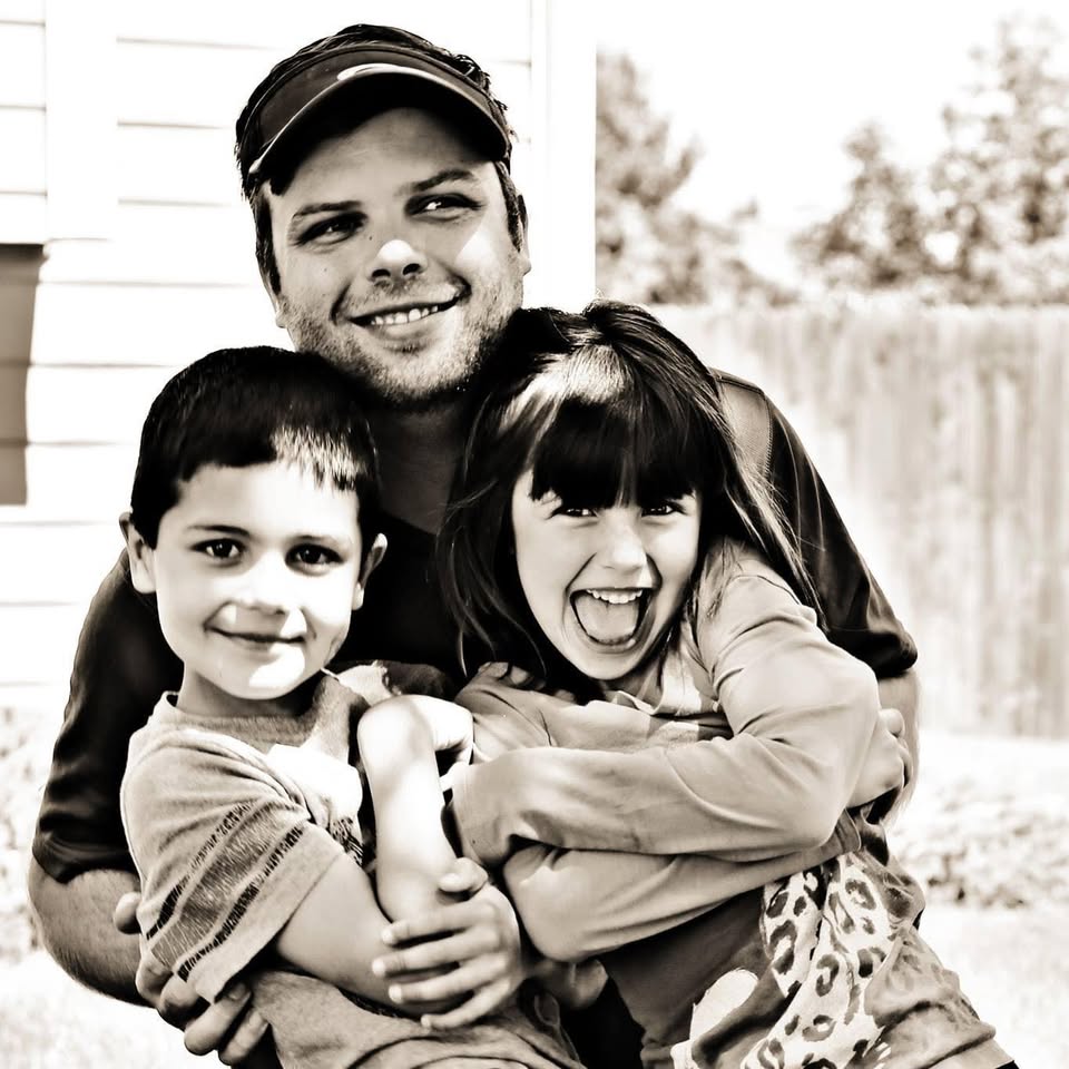 Bryan with his two kids