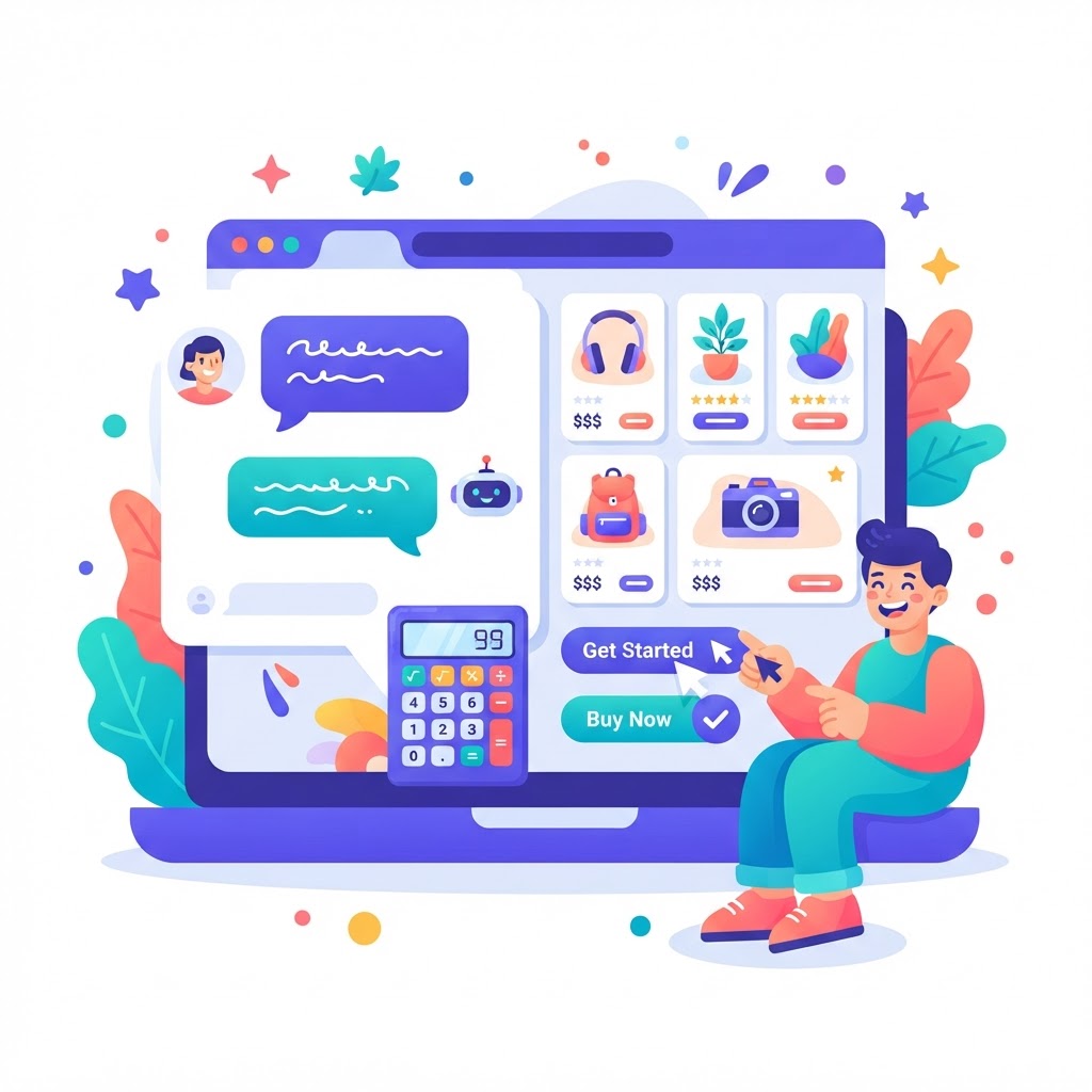 AI-powered websites and sales experiences