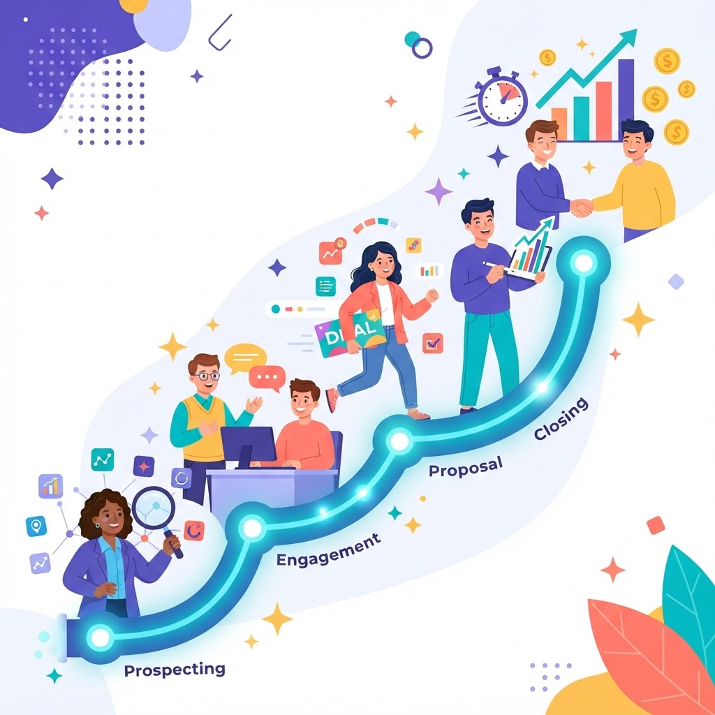 An Australian small business team growing their sales with AI