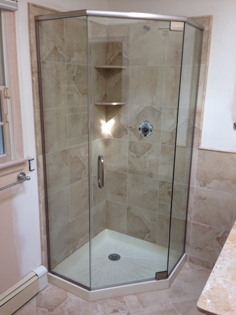 Shower door job 15