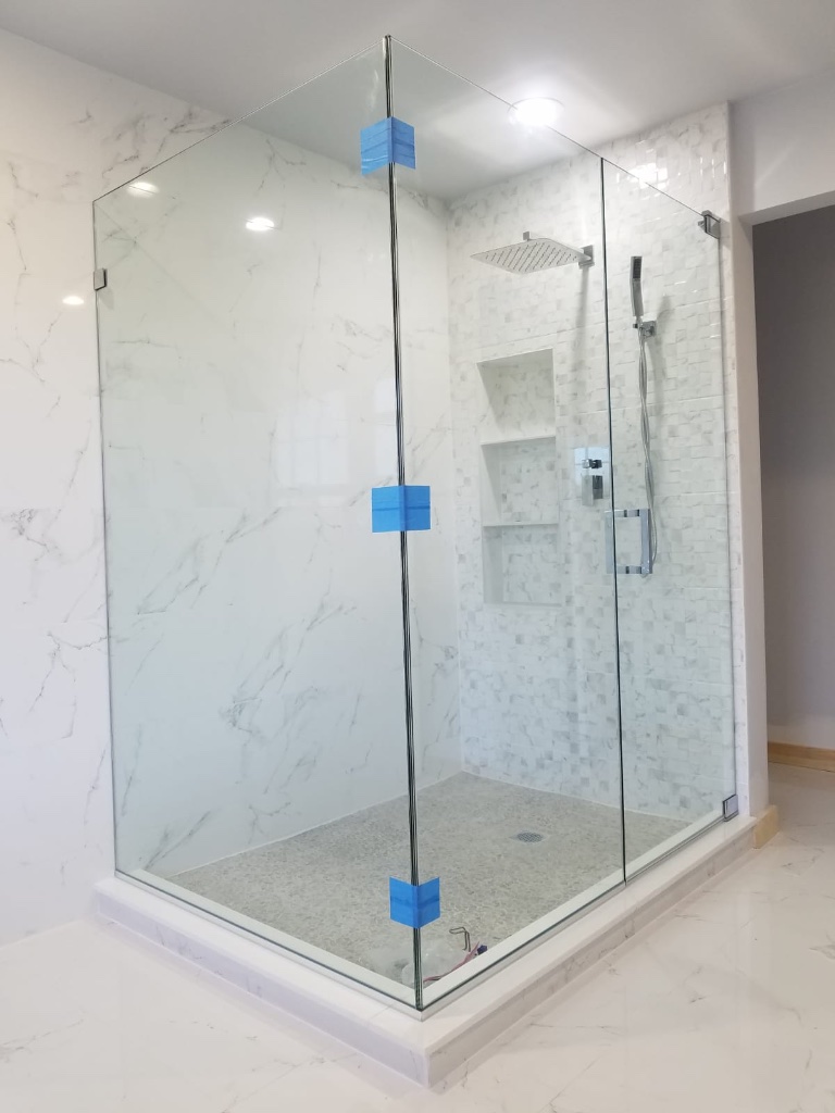 Shower door job 29