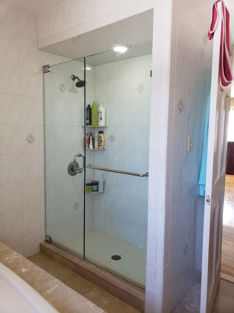 Shower door job 24