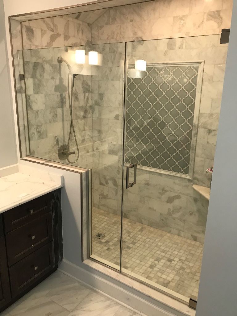 Shower door job 20