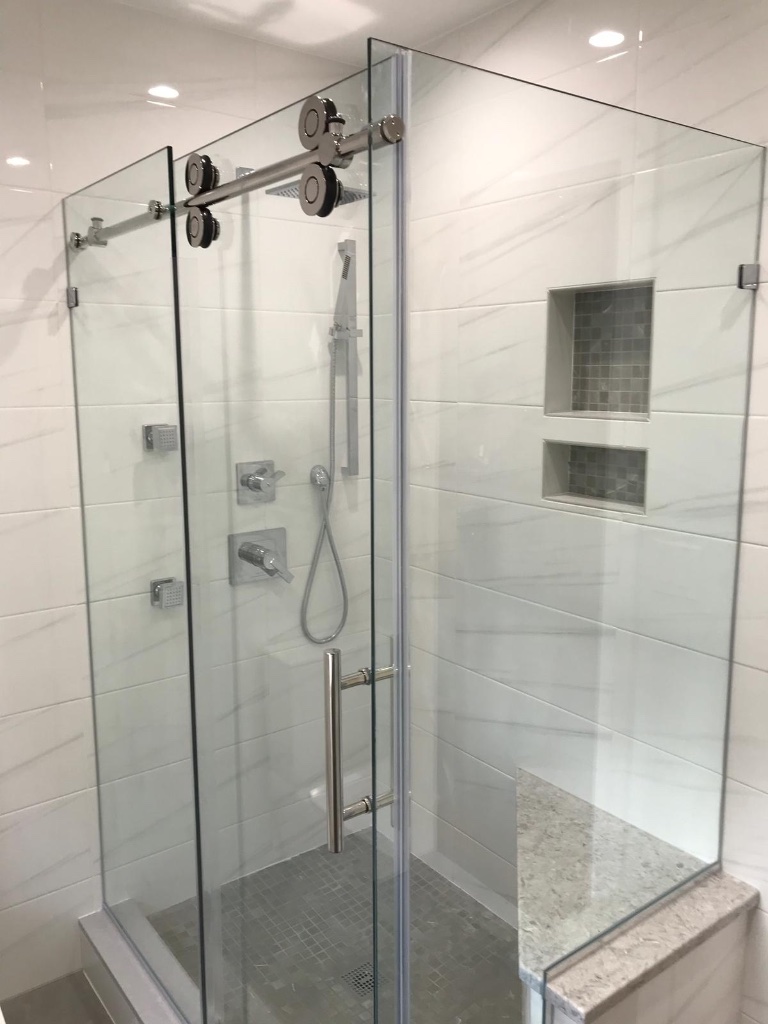 Shower door job 36