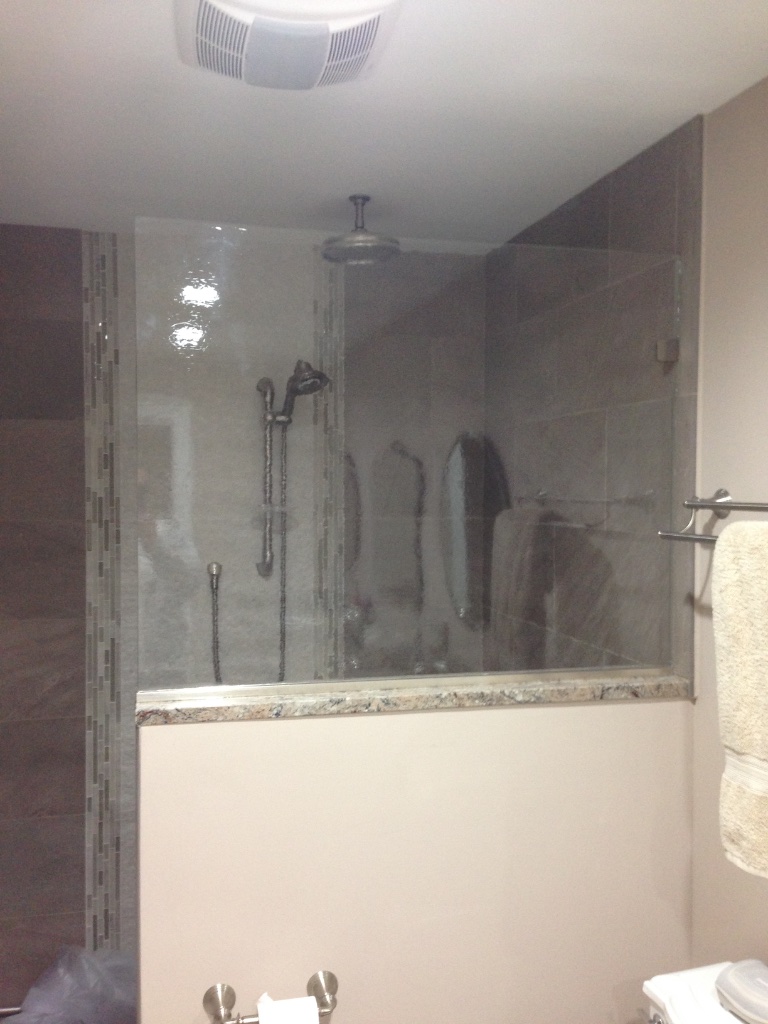 Shower door job 10