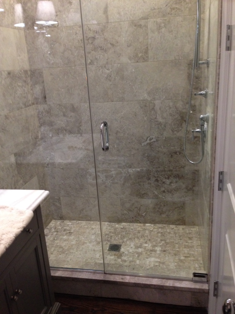 Shower door job 13