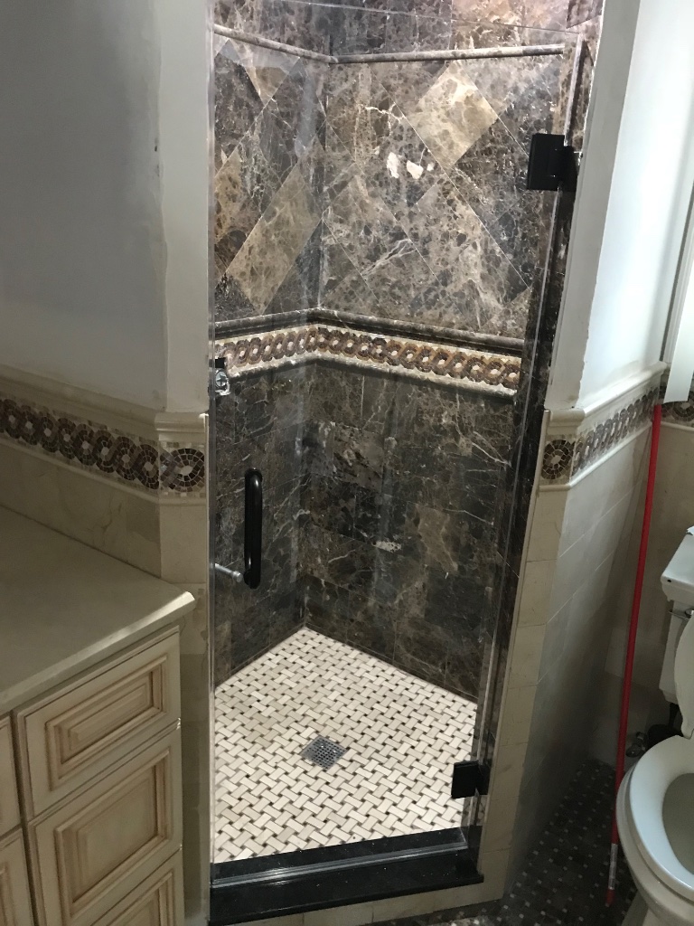 Shower door job 17