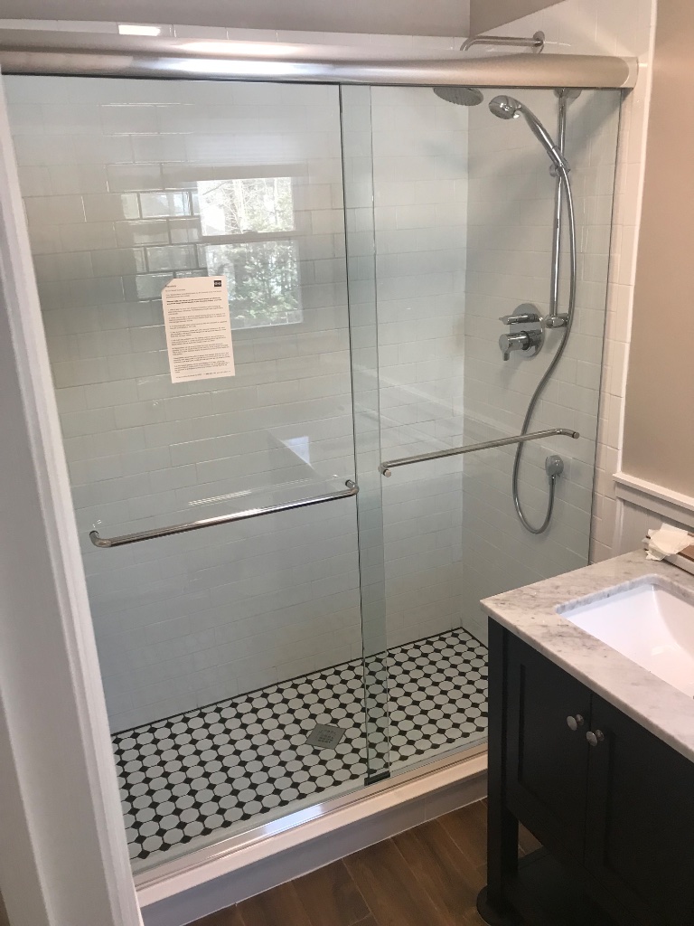 Shower door job 19