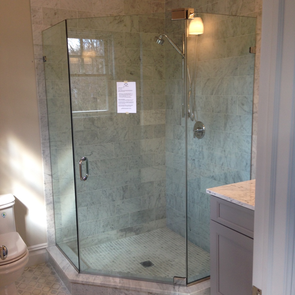 Shower door job 5