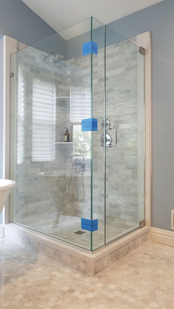 Shower door job 33
