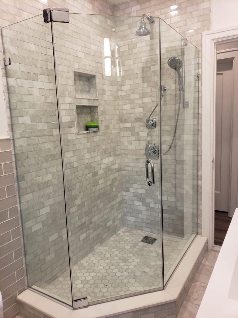 Shower door job 41
