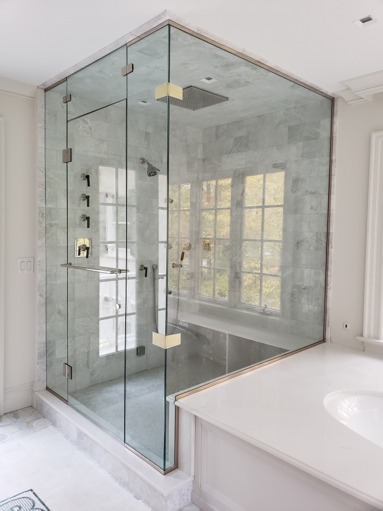 Shower door job 26