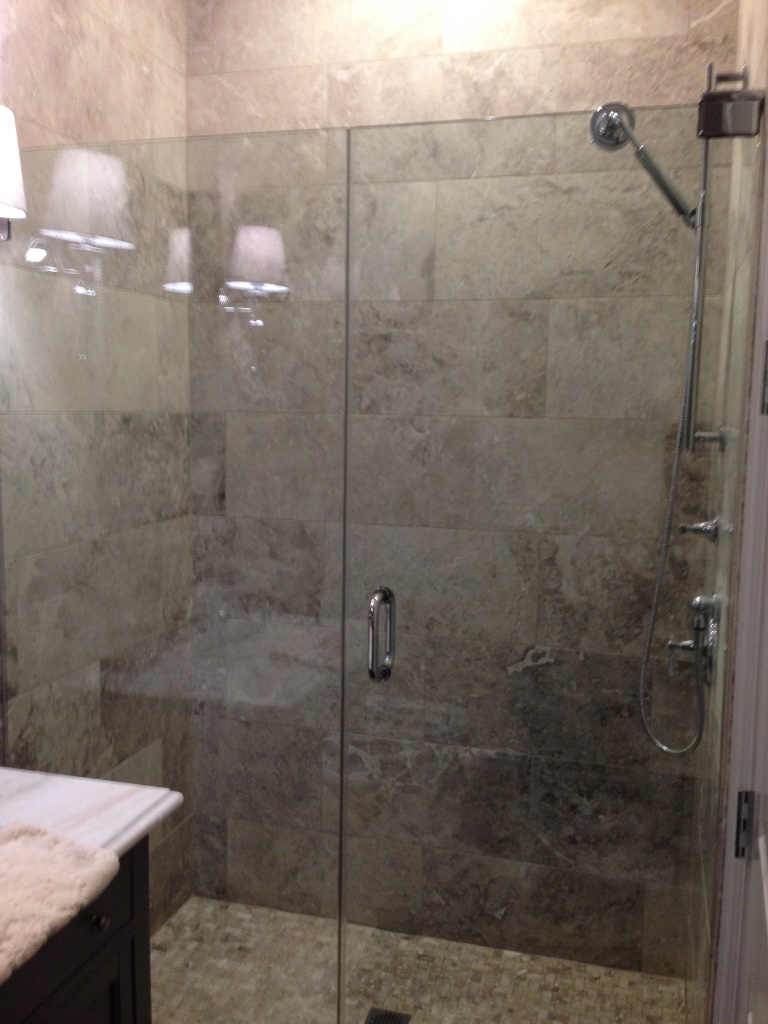 Shower door job 14
