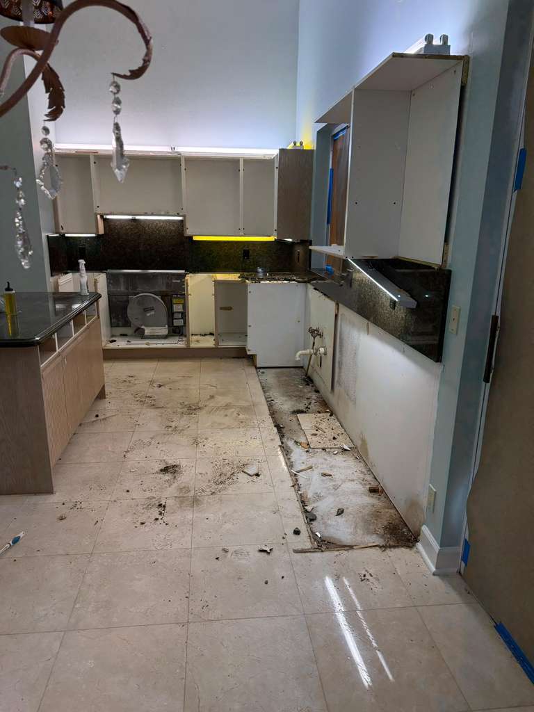 Kitchen cabinet and countertop demolition Miami