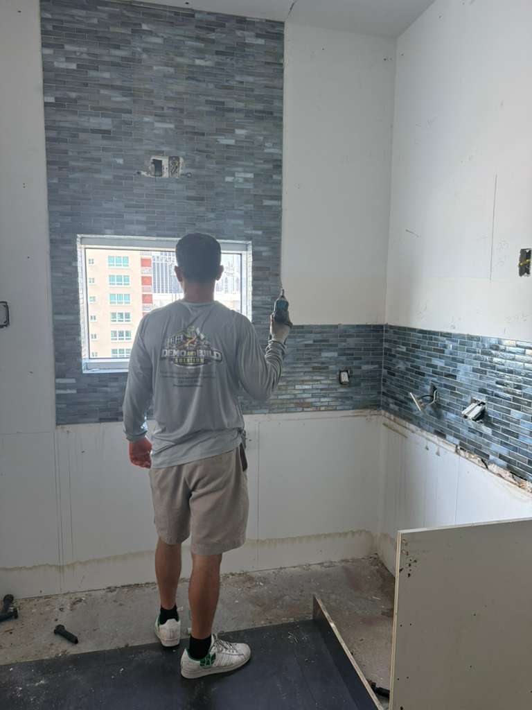 Kitchen demolition Miami FL - interior gut-out