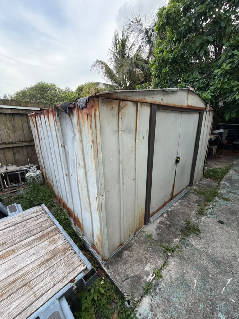 Residential Demolition — Kitchen, Fence & Shed Before & After photo 1
