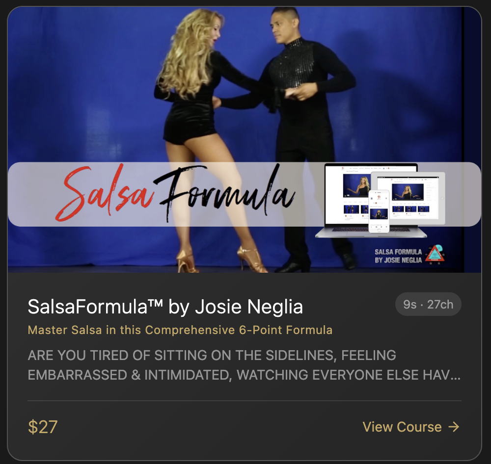 6-Point Salsa Formula