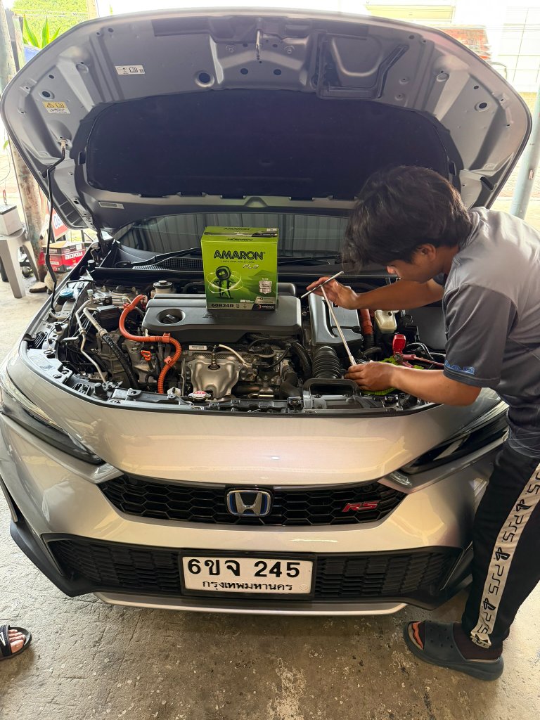 ผลงานเปลี่ยนแบตเตอรี่รถยนต์ 55