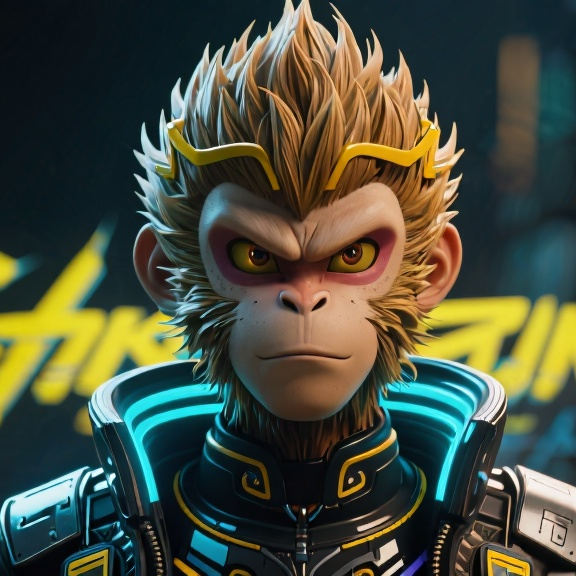 Cyberpunk Monkey