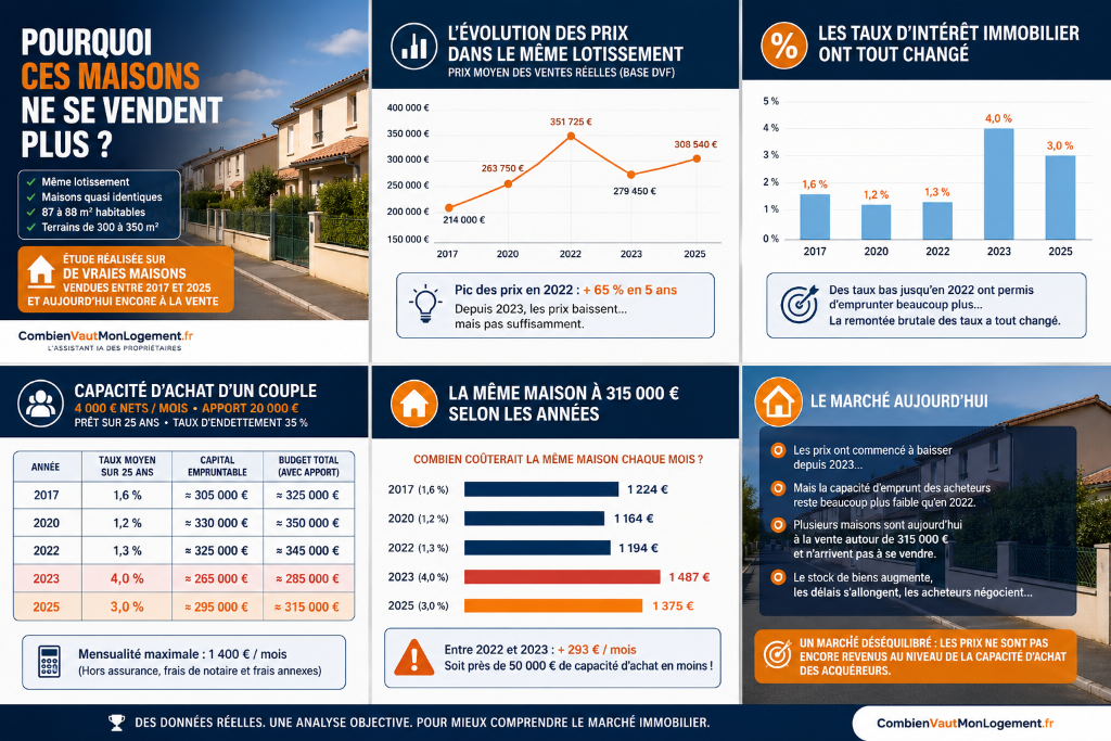 Pourquoi ces maisons ne se vendent plus ?