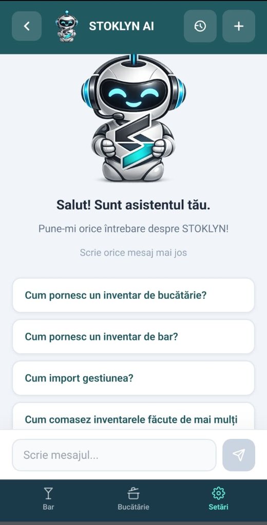 Asistent STOKLYN AI