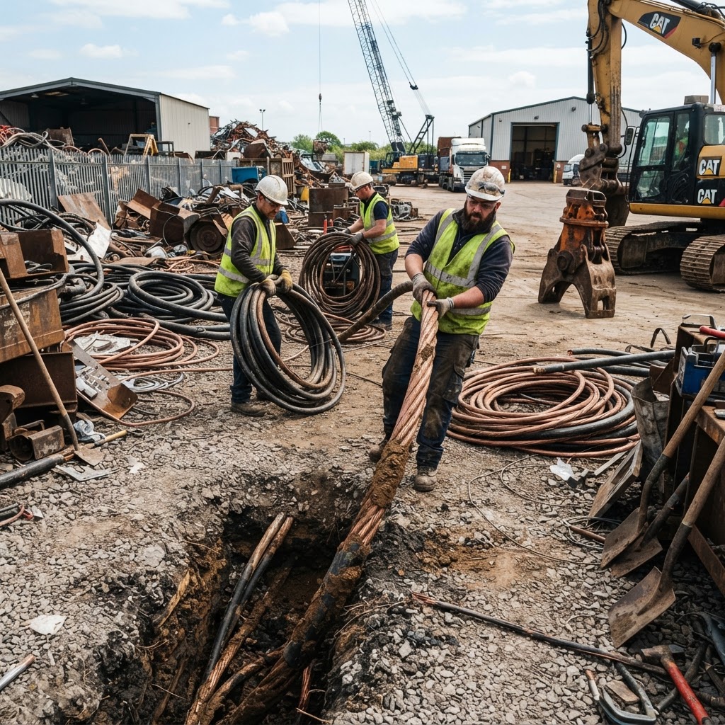 פירוק ופינוי כבלי מתח - ClickTon Cable Dismantling