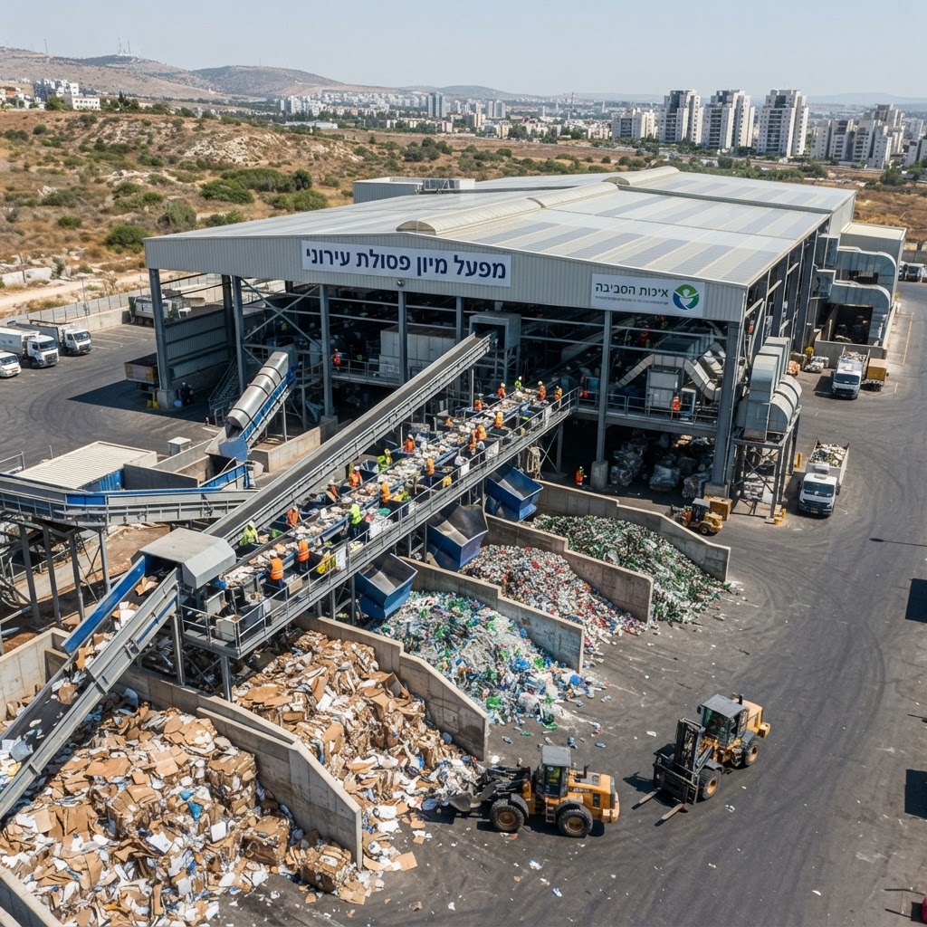 פתרונות לרשויות – מיון פסולת B2G