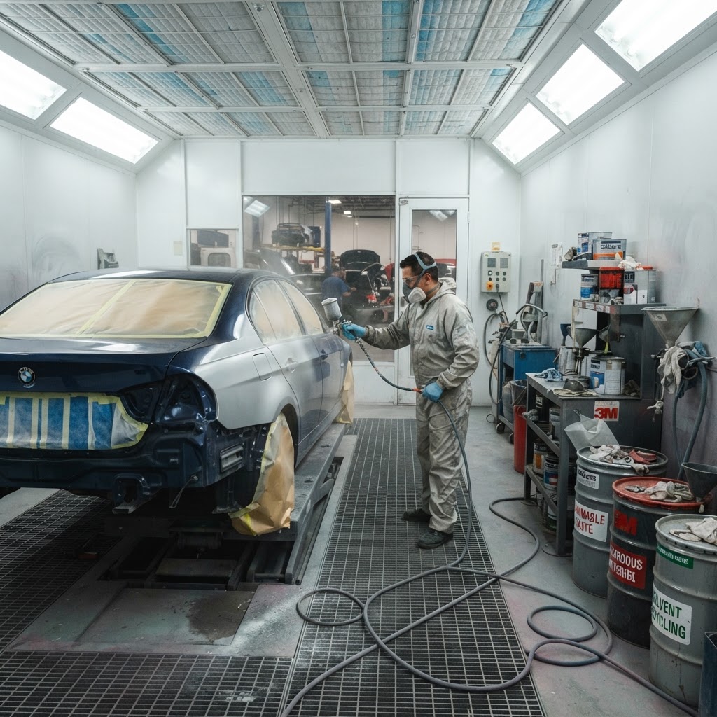 פסולת מוסכי פח וצבע - ClickTon Auto Body & Paint Waste