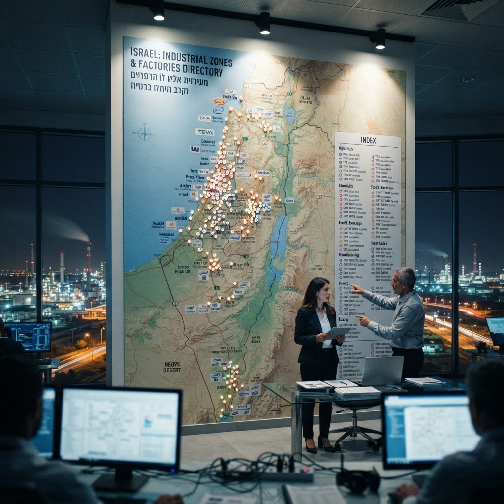 אינדקס אזורי תעשייה ומפעלים