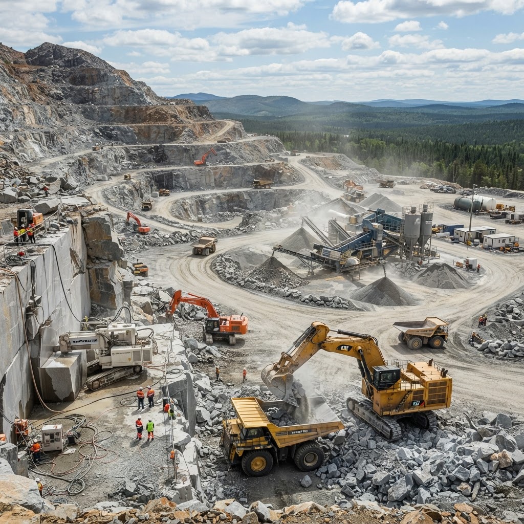 פסולת מחצבות וכרייה - ClickTon Quarry & Mining Waste
