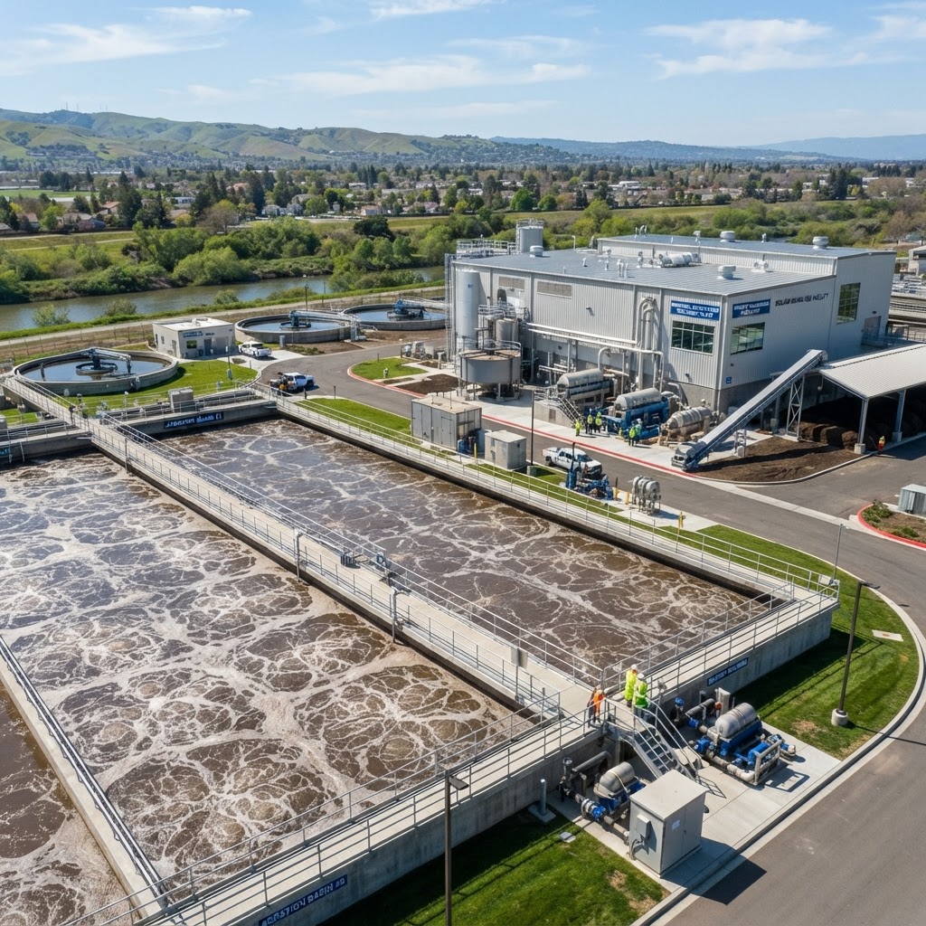 מתקני טיהור שפכים — יעילות ומשקעים - ClickTon WWTP Efficiency & Sludge