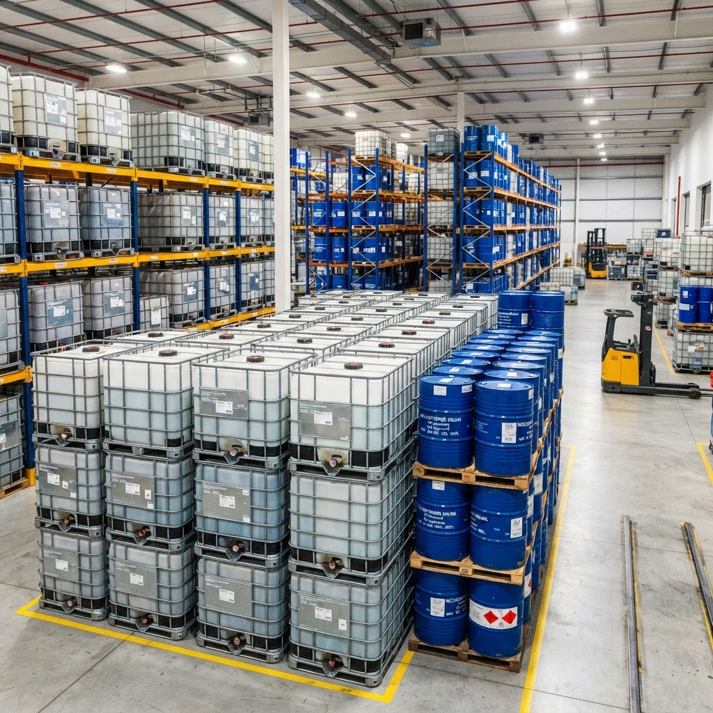 מכלי IBC וחביות תעשייתיות