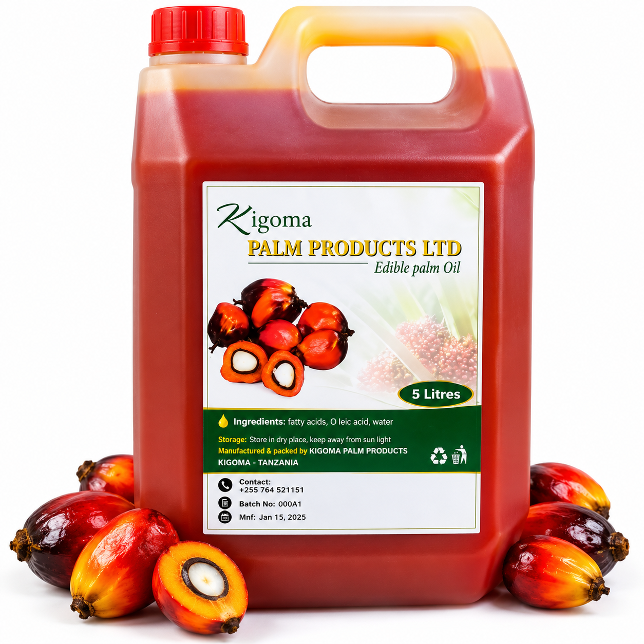 Kigoma Palm Oil (5 Litres)