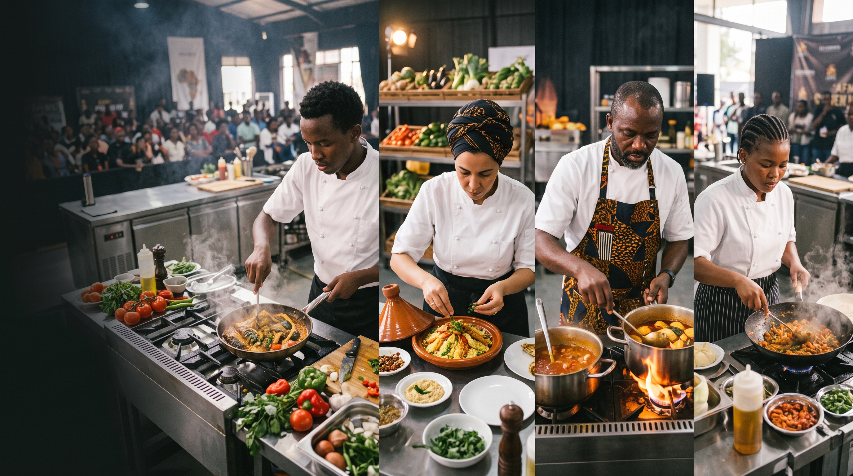 African culinary journey from ingredients to the table
