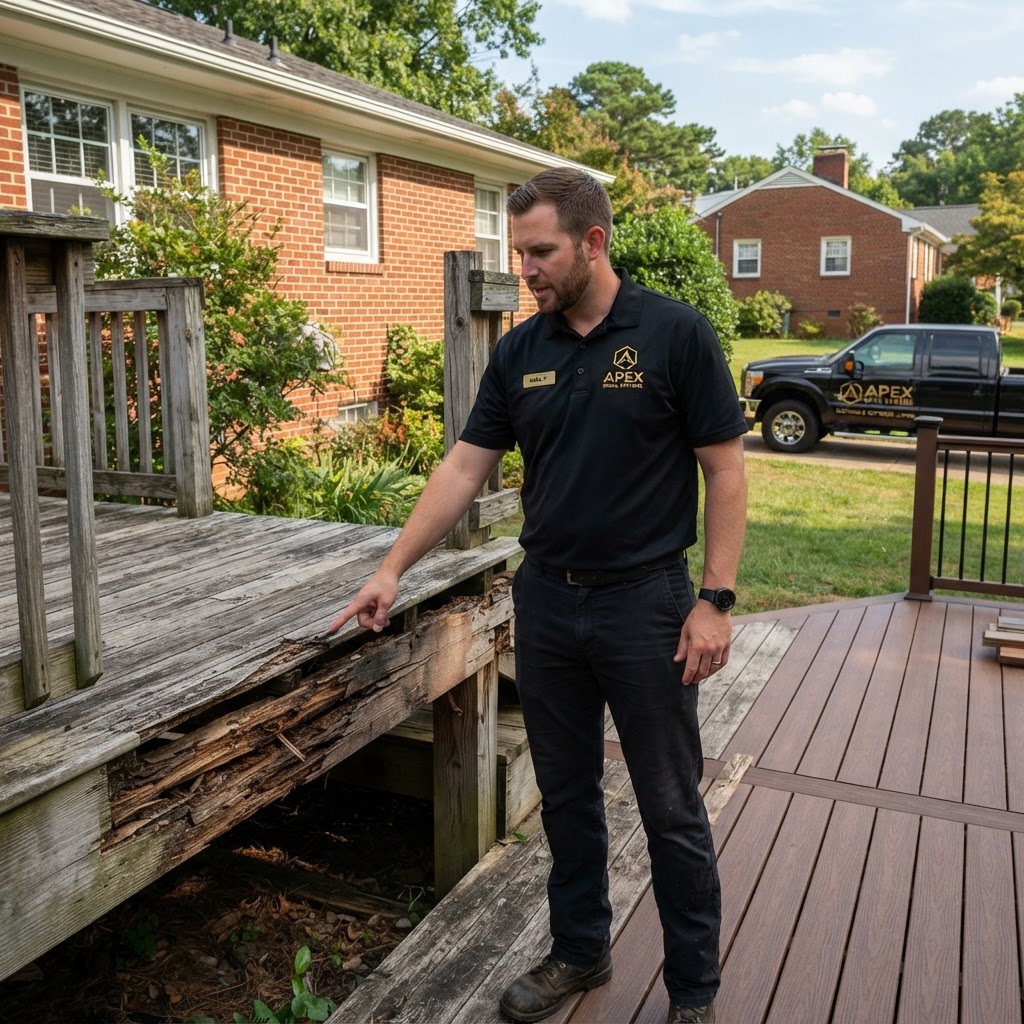 Signs Your Old Deck Needs to Be Replaced in Richmond VA (Not Just Repaired) — Apex Space Systems blog
