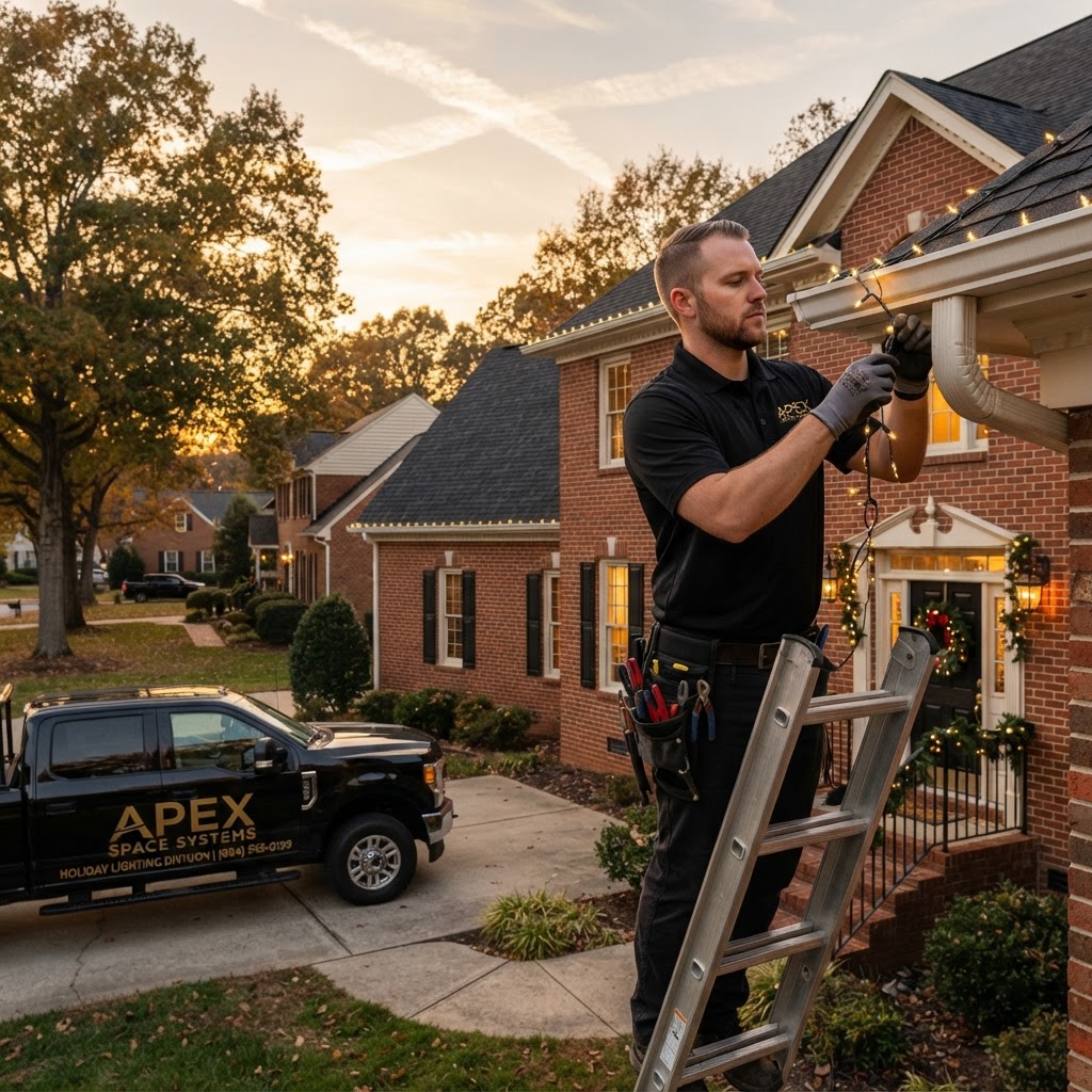 How to Prepare Your Home for Holiday Light Installation in Midlothian VA — Apex Space Systems blog