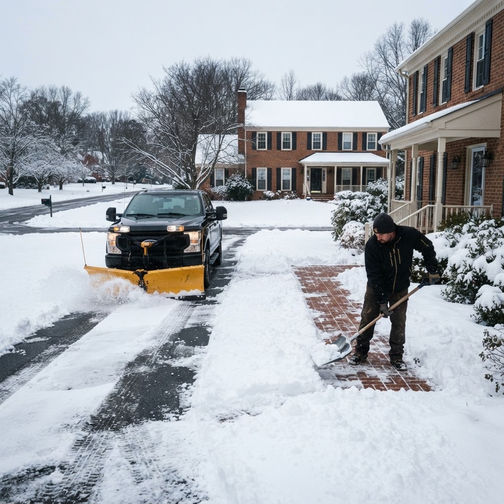 Professional Snow & Ice Removal service in Richmond VA by Apex Space Systems