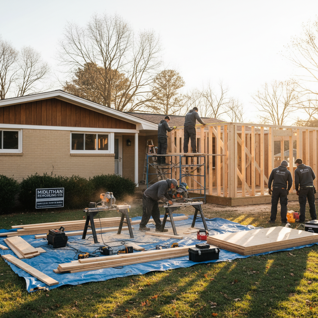 How Much Does a Room Addition Cost in Midlothian, VA? (2026 Pricing Guide) — Apex Space Systems blog