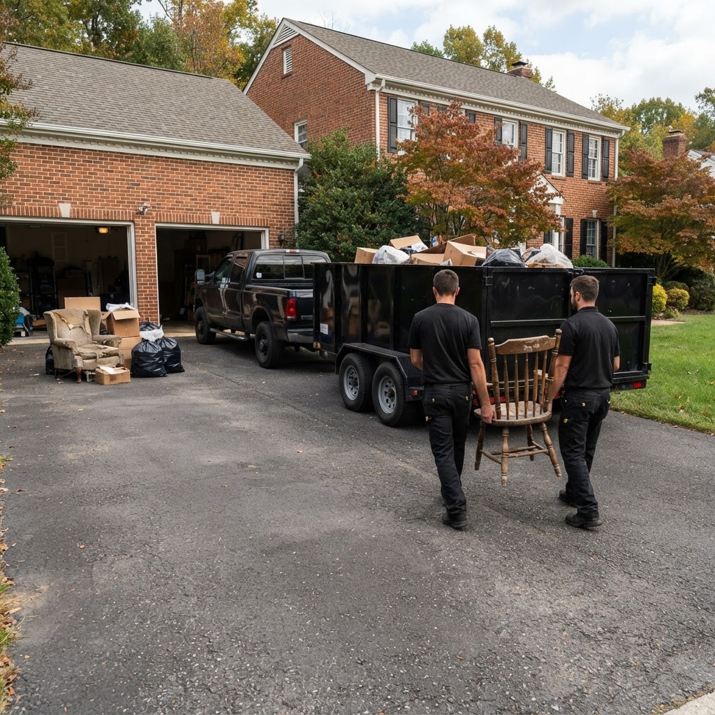 What Junk Removal Companies Actually Haul Away in Richmond VA (And What They Won't Touch) — Apex Space Systems blog