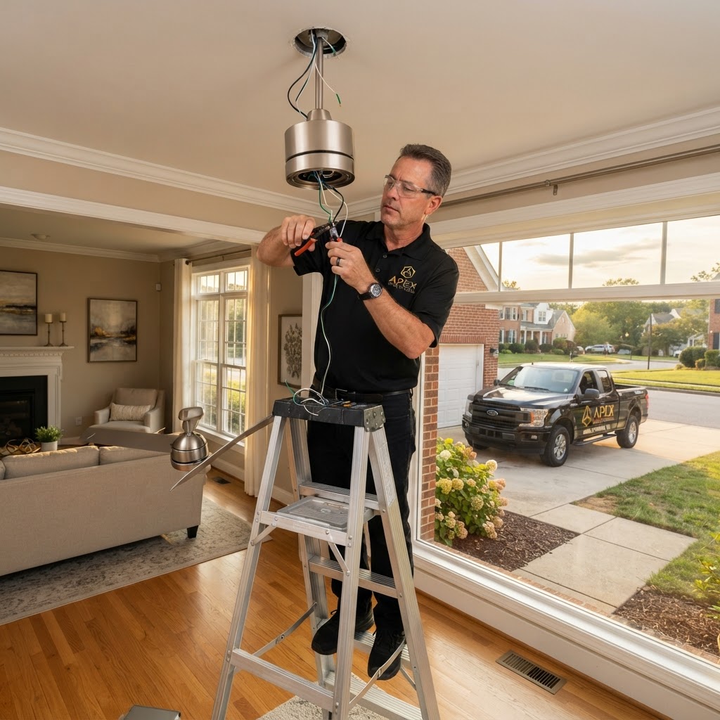 Ceiling Fan & Light Fixture Installation in Midlothian VA: Real Costs & Safety Facts — Apex Space Systems blog