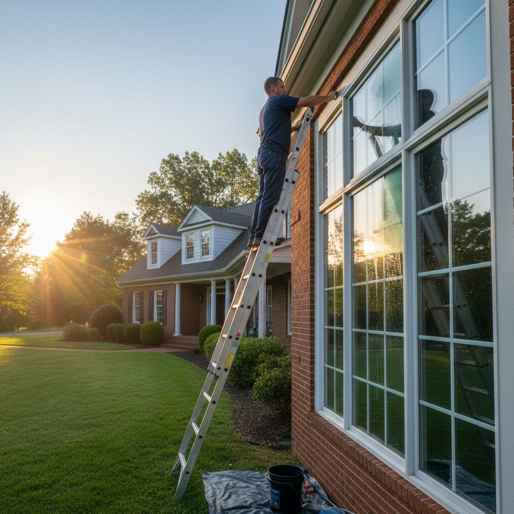 Professional Window & Gutter Cleaning service in Richmond VA by Apex Space Systems