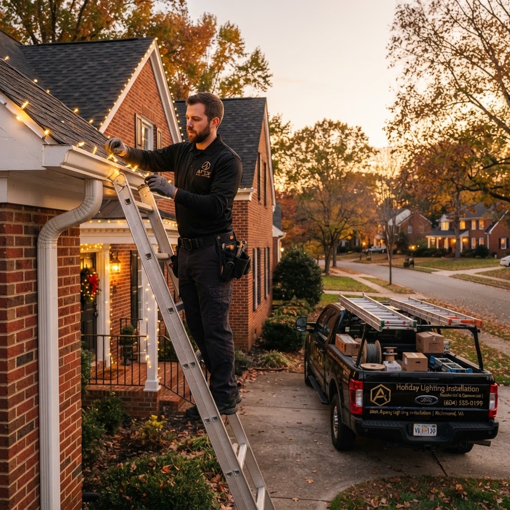 Professional Holiday Lights vs DIY: Which Is Better for Richmond VA Homes? — Apex Space Systems blog