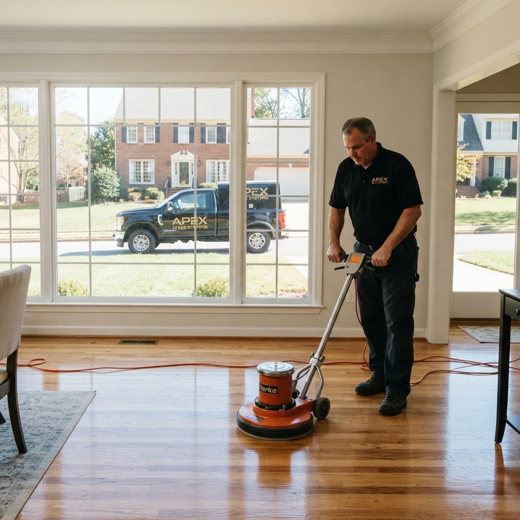 How Long Does a Floor Strip and Wax Take? Richmond VA Guide — Apex Space Systems blog
