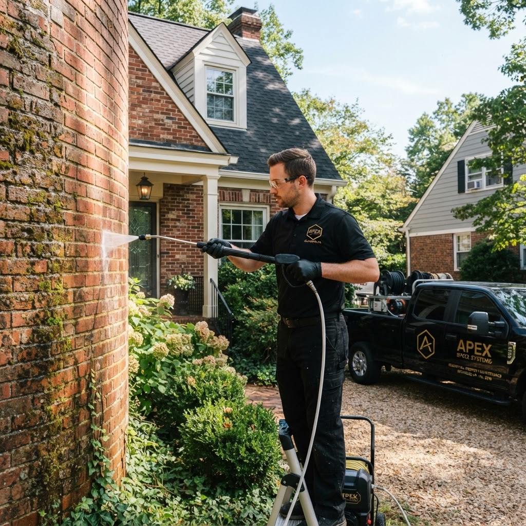 Pressure Washing vs Soft Washing: Which Does Your Richmond VA Home Actually Need? — Apex Space Systems blog