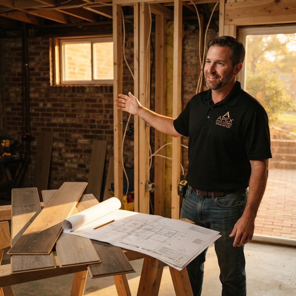 Basement Finishing Cost and Ideas in Midlothian VA — 2026 Guide — Apex Space Systems blog
