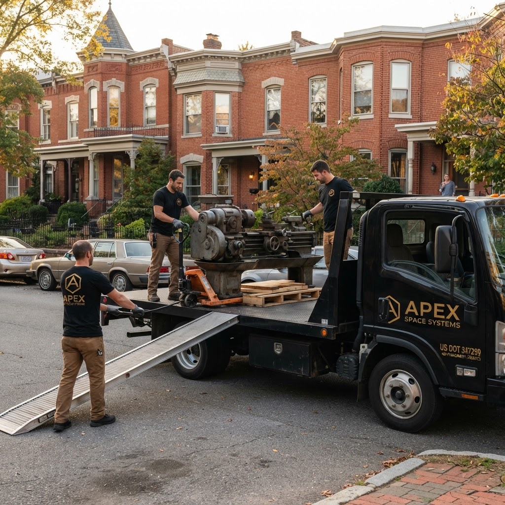 Industrial Equipment Hauling & Removal in Richmond VA — What's Actually Involved — Apex Space Systems blog