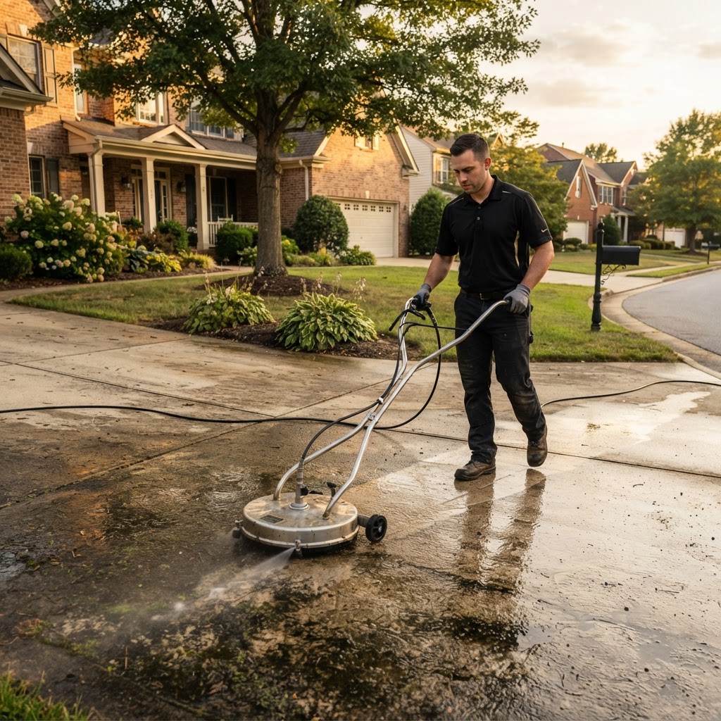 How Much Does Driveway Pressure Washing Cost in Chesterfield, VA? (2024 Pricing Guide) — Apex Space Systems blog